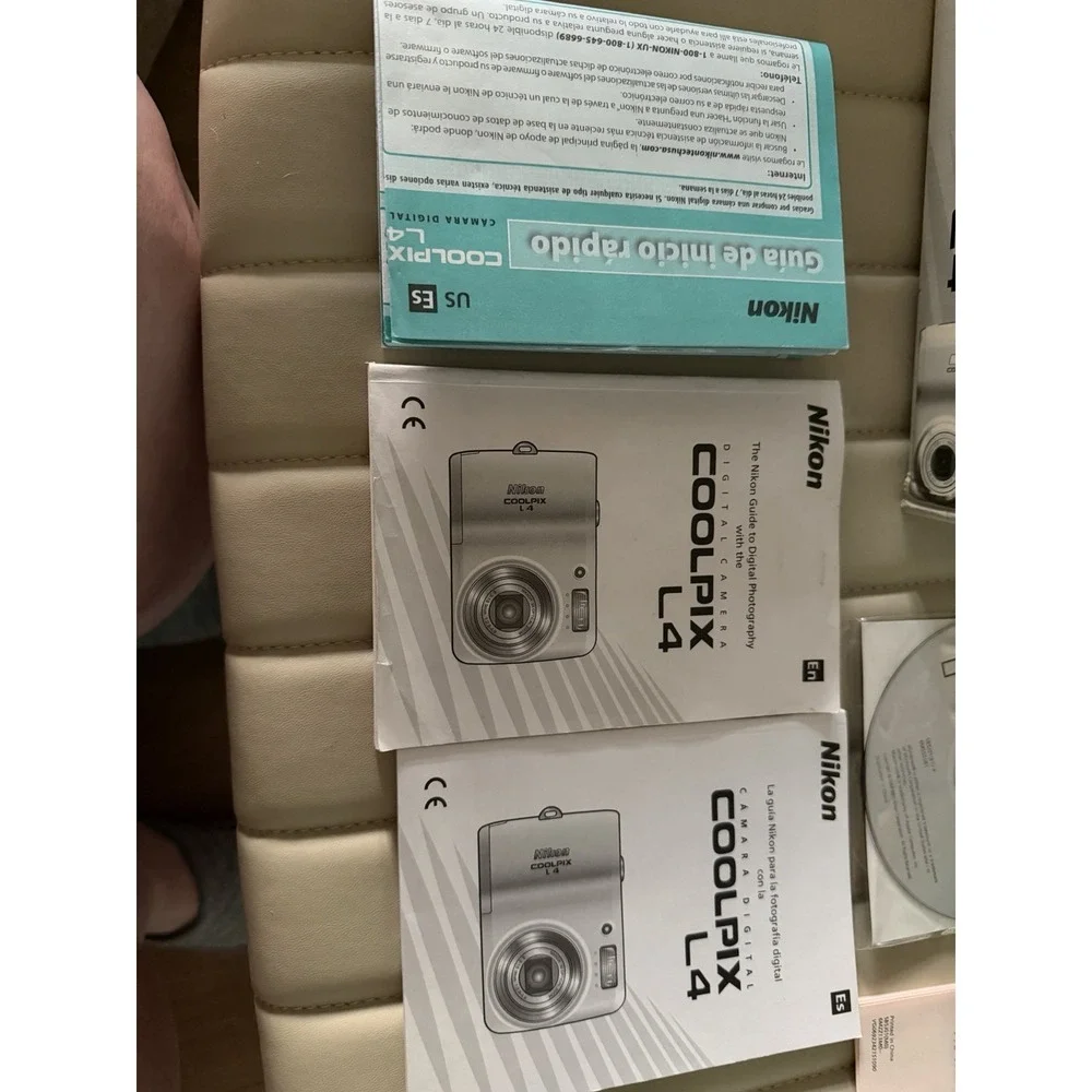 Nikon Coolpix L3 5.1MP Digital Camera Silver 3x Optical Zoom